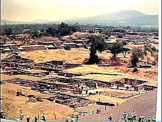 Aisgrabungssttten von Teotihuacan.