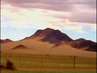 Typische Landschaft in Namibia.