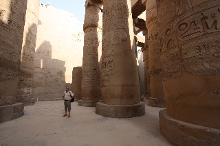 Die Sulen des Karnak - Tempel in Luxor