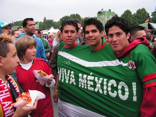Mexikanische Fuballfans