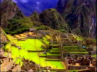 Die Kultsttte Machu Picchu.